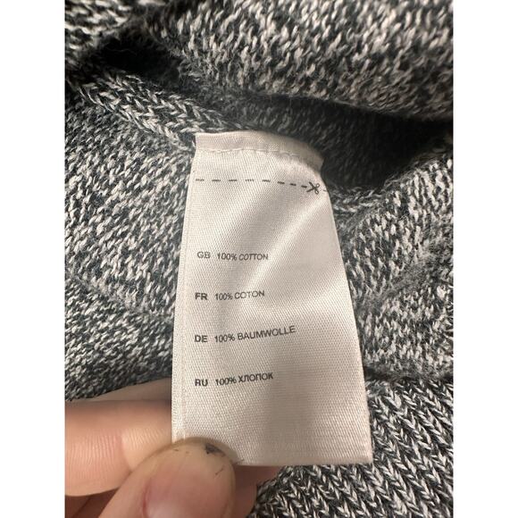 Oak Hill Gray Quarter Zip Cotton Knit Sweatshirt Men's Size 2XL Preppy Golf Core - Picture 3 of 7